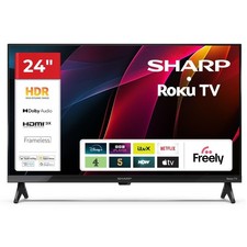 SHARP 24 Inch TV HD Roku Smart