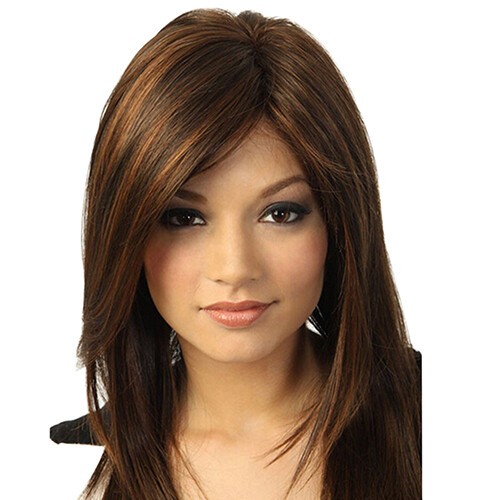 Women dark brown - dark, straight