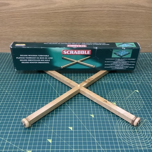 Scrabble deluxe wooden - scrabble,