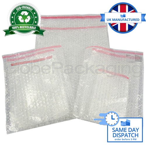 Strong plain clear bubble - clear, bags