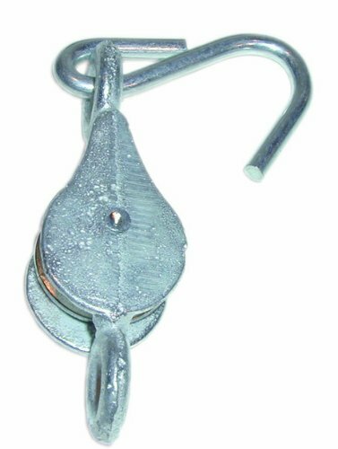Washing line pulley galvanised - pulley,