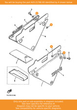 YAMAHA Plate, 4U5-2176E-00 OEM