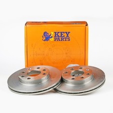 2x Brake Discs Pair Vented