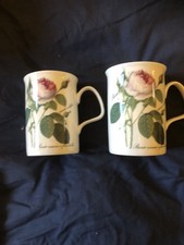 Redoute Roses 2 Mugs Roy