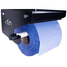Blue Roll Paper Towel Dispenser Holder With Storage Shelf Wall Mounted Bracket