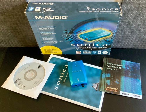 Audio sonica external - m-audio, usb