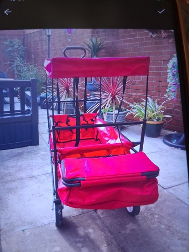 Waggon pull along red - waggon,