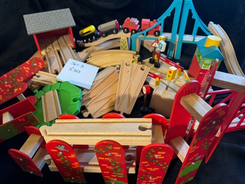 Wooden train sets - train,