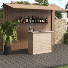 Outdoor Garden Bar Drinks Counter Shed Fir  Home Wedding Party UK