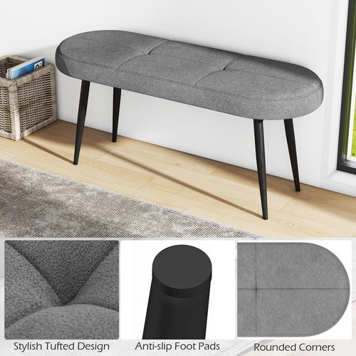 113cm upholstered bench - 113cm, with