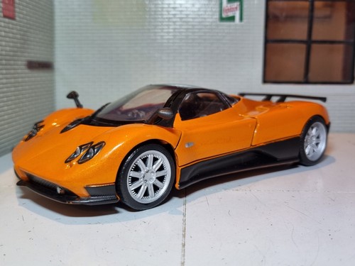 Pagani zonda c12 - pagani, orange