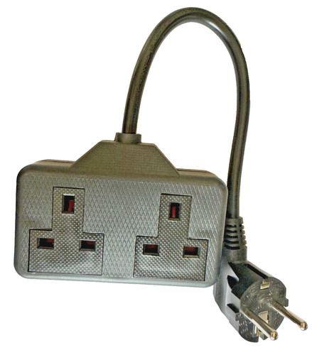Euro french schuko hybrid plug - euro,