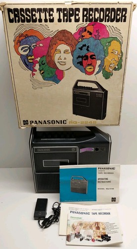 Vtg panasonic 224s cassette - panasonic, rq-224s