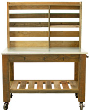 Outdoor Potting Table Work