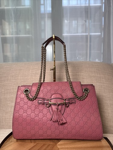 Gucci large emily - chain, bag