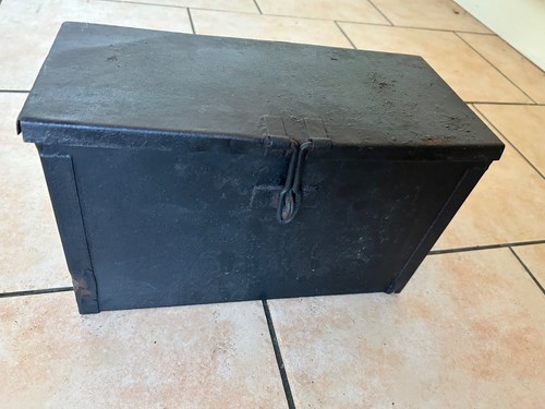 Metal steel tractor tool box - tool,