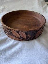 Vintage 1980 Hand Carved