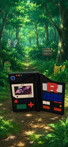 Pokemon team rocket pokedex - pokedex, 3d
