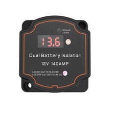 LED SPLIT CHARGE RELAY 12V 140AMP VOLTAGE SENSITIVE CAMPERS CAMPERVAN VSR UK