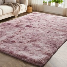 Large Fluffy Rugs Anti-Slip Shaggy Rug Living Room Bedroom Soft Carpet Floor Mat