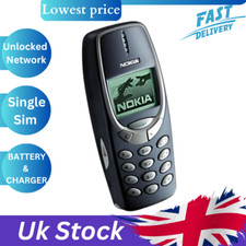 Nokia 3310 Classic 2G Unlocked Mobile Phone – Ex-Display Old Shape Basic Cell