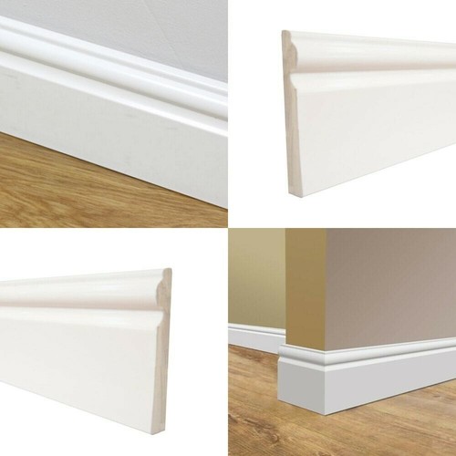 Plastic ogee skirting - ogee, board