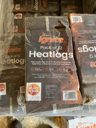 Fuels ignite heat logs - my,