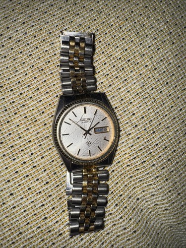 Seiko watch men 36mm silver - men,