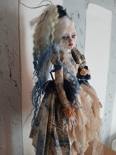 OOAK Doll - Rococo French Fashion Art Doll - Polymer Clay