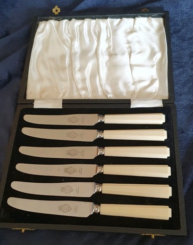 Vintage cased art deco - 6x,