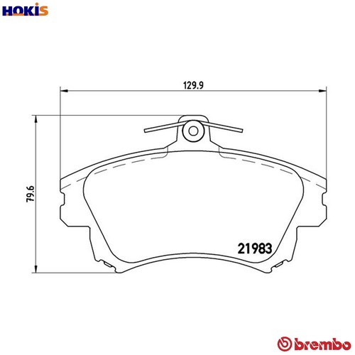 Brake pad set disc - pad,