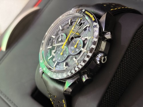 Omega speedmaster dark side - side, of