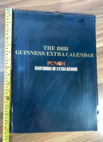 Guinness calendar 1988 punch - guinness,