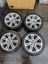 BMW 3 series E90 E91 Set Of Alloys - Tyres Good 225/45 & 255/50 17”