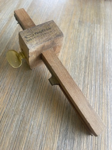 Hardwood mortice marking gauge - hardwood,