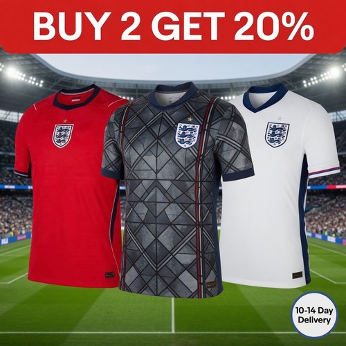England home away jersey - home,away,