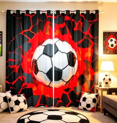 Loussised football curtains - loussised, 46