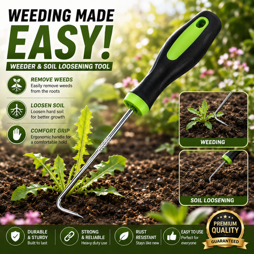Hand weeder tool manual - weeder,