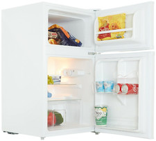 Cookology Under Counter Fridge Freezer 85L 48cm Freestanding - White UCFF87WH