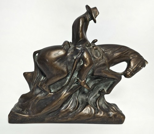 Bardos cowboy sculpture - d.s.,