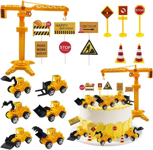 Digger cake topper pcs - 18,