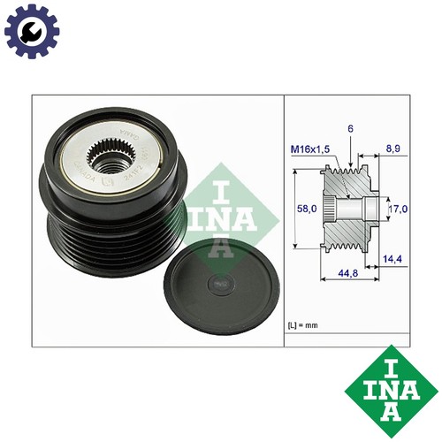 Alternator freewheel clutch - freewheel,