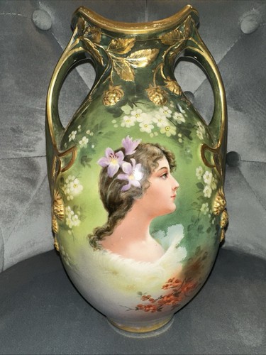 Signed antique painted royal - signed,