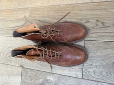 Trickers Stow Boots UK 8.5 - Marron Antique Brown - Good Condition