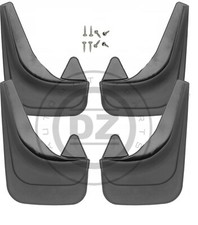 4x Mud Flaps Front+Rear Left+Right for Mercedes C-Class W203 Saloon