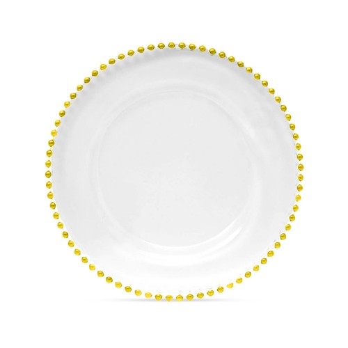 12x elegant clear charger - elegant,