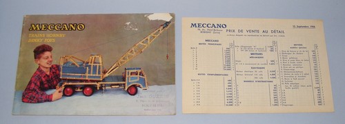 French meccano products - meccano,