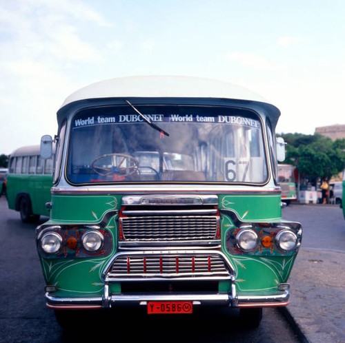 Travel malta green bus - travel,