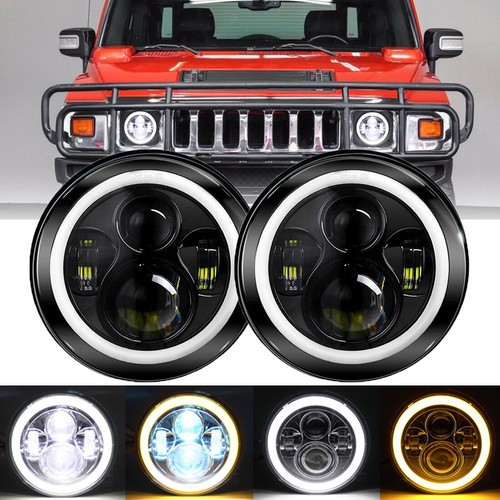 Pair round 7inch led - pair,