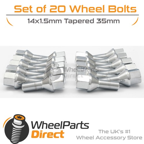 Alloy wheel bolts 14x1 - wheel, (20)